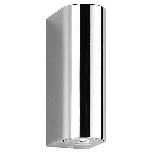 TURBO 3000K Silver LED Wall Light