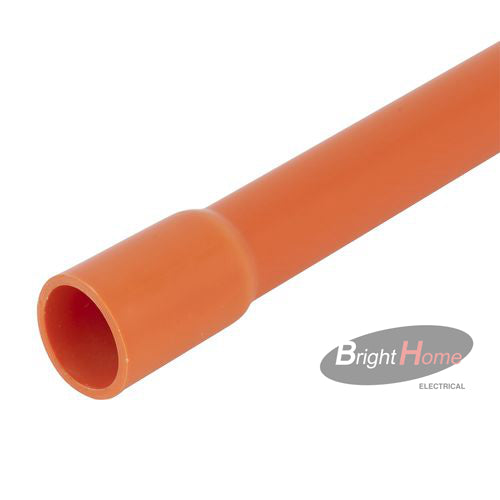 electrical conduit ducting 32mm 3m orange