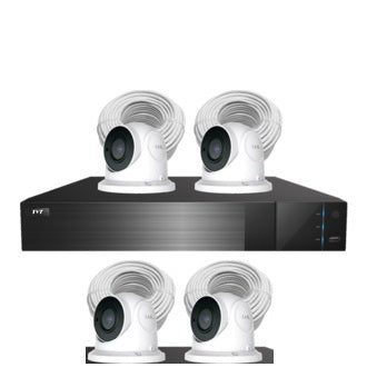 AAP CCTV-TVT-8CHNVR-4CAMKIT Set 8 Channel DVR, 4x5MP IP66 cameras
