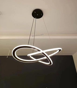KOEE Modern Design LED Curved Pendant Light