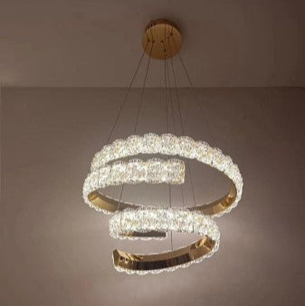 VersaGlow Adjustable LED Pendant Light 300-500mm 3 Colors