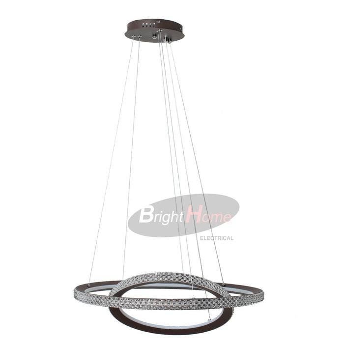 Double Ring Modern Minimalist LED Pendant Light
