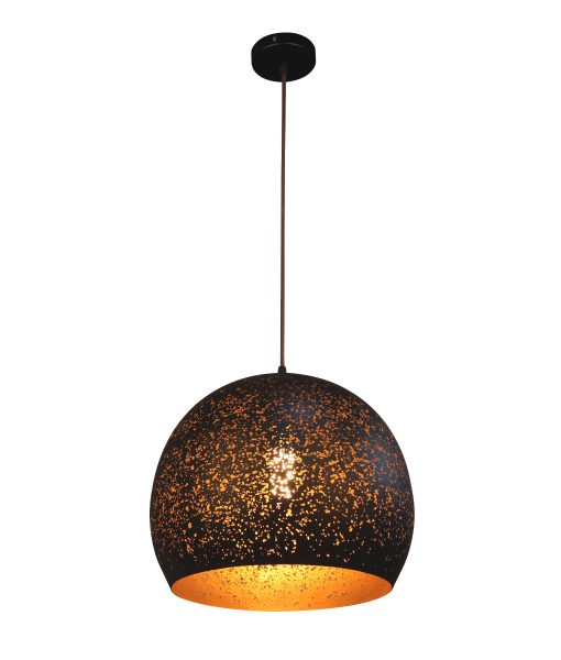 Iron Rust-Colored LED Pendant Light 1 Meter Cord