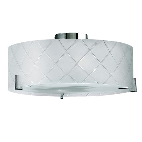 SU-CLL2143 Diamond Cut Glass Ceiling Light