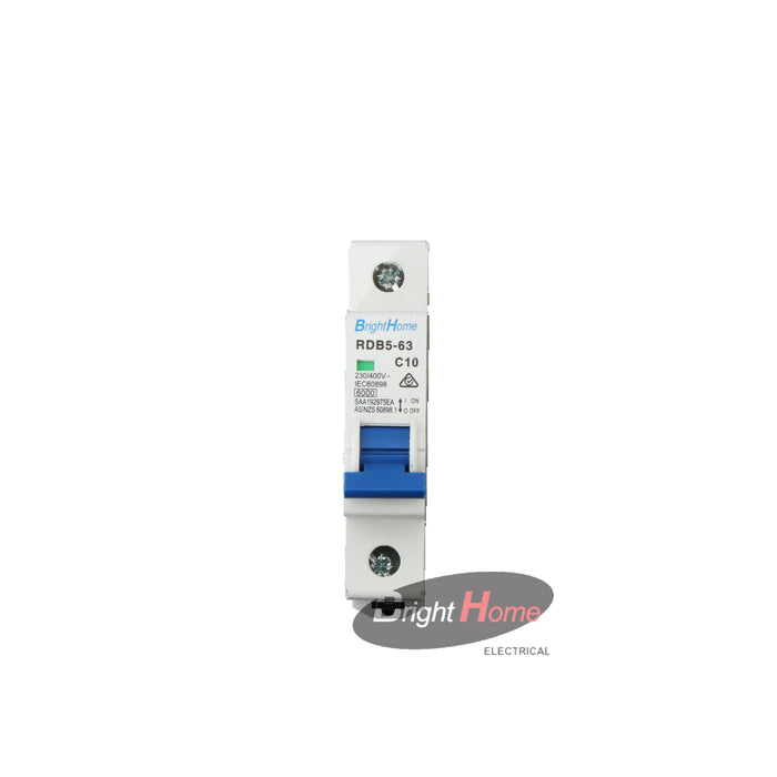 C10 MCB 1P 10A 230/400VAC