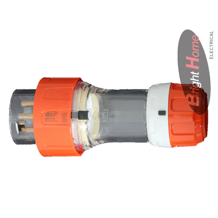 IS56 Plug 4 round pin 16A 500VAC IP66
