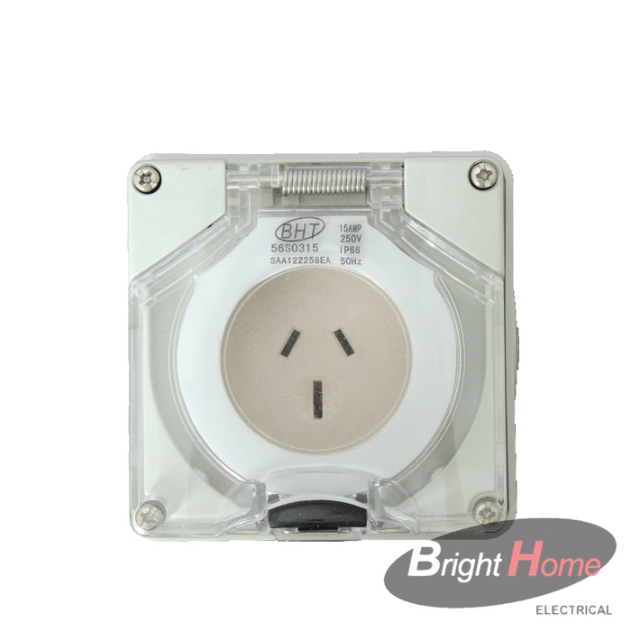 IS56 Socket 3pin 15A 250VAC IP66