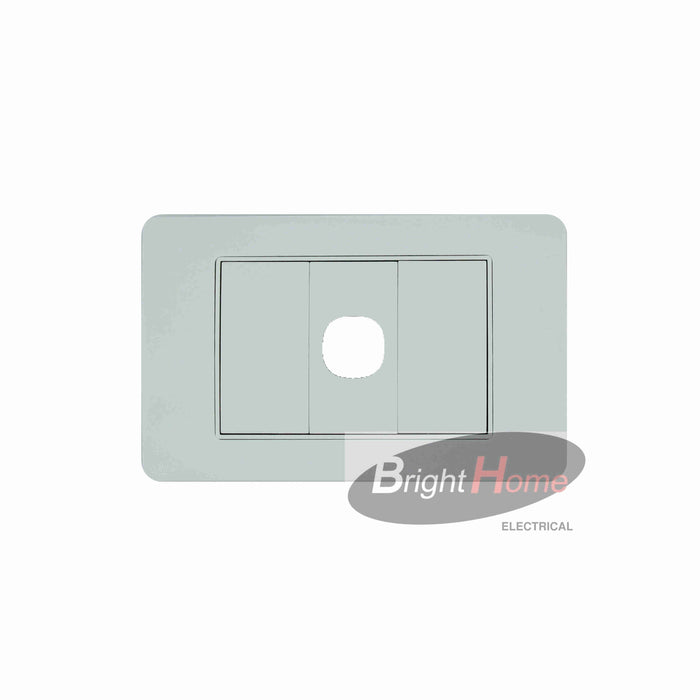 Titan 1 Gang Switch Panel White