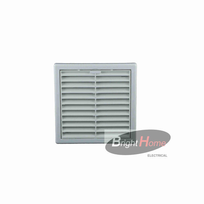DCT0025 Fixed Louvre grille 100mm -white