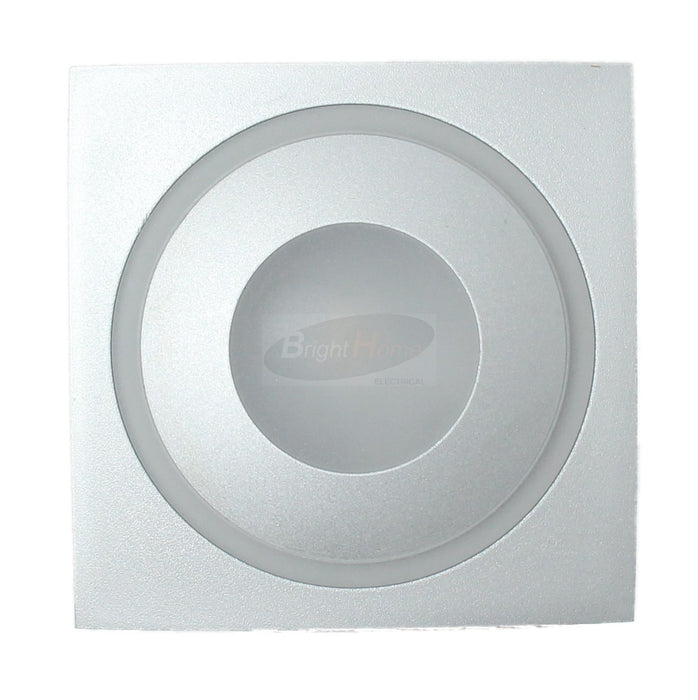 JD03-W   Silver frame round modern LED Recessed step light/ multi-color temperature available