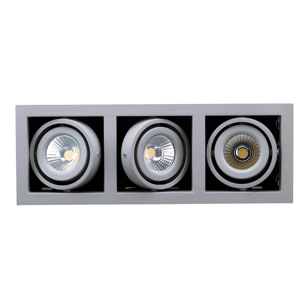 LED Triple Frame Light SI/WH