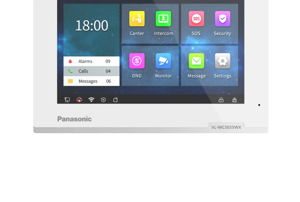 Panasonic Intercom System IP monitor white only VL-MC3035WX