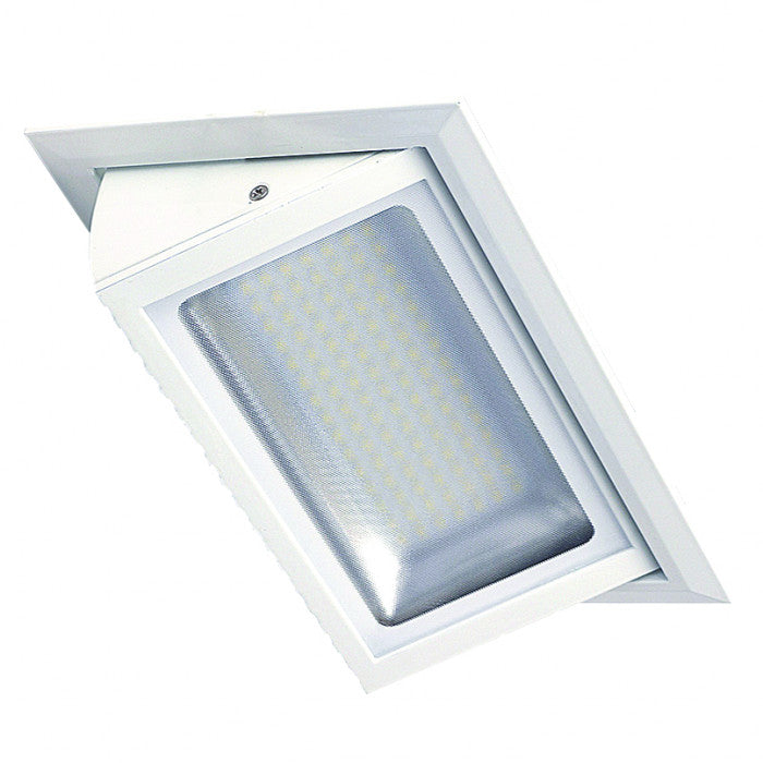 SU-SRD48-TLT 48W Rectangle Tiltable LED Downlight SI/WH