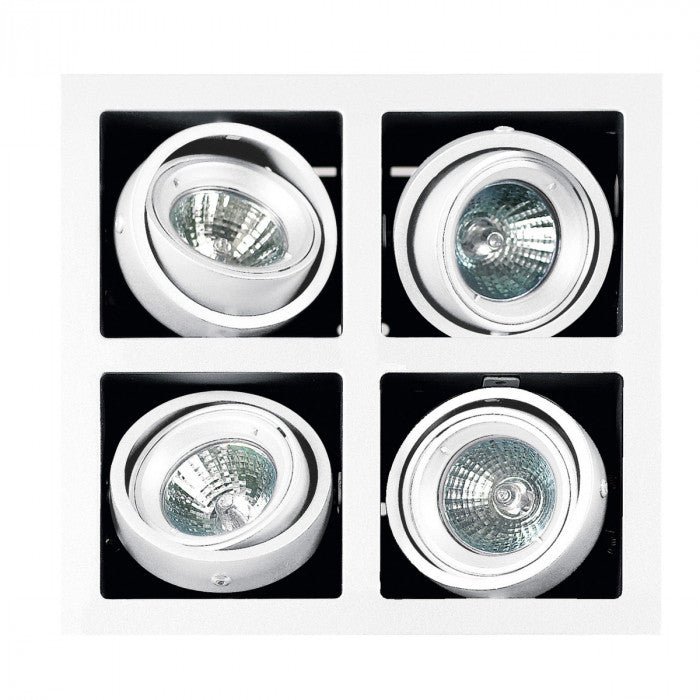 MR16 Quardruple Gimble Frame Downlight SG/WH