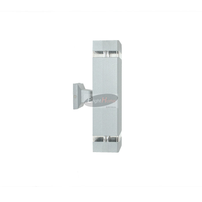 GIVEN Silver Waterproof LED Outdoor Light E27