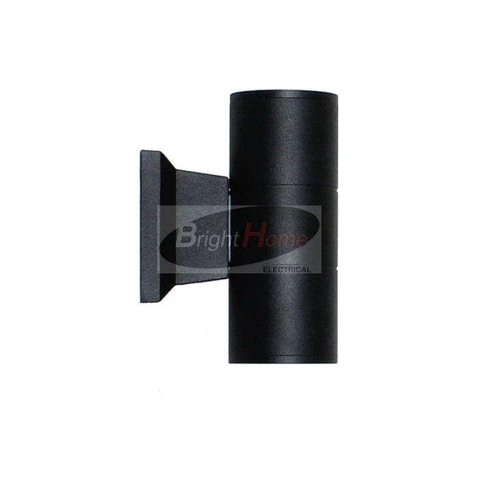 TIA Semi Circular Black Outdoor Light E27
