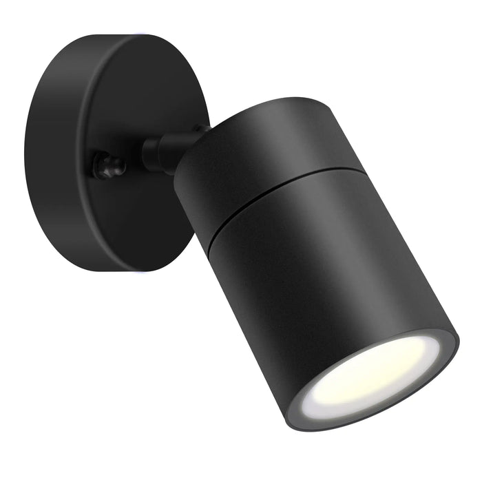 Adjustable Stainless Steel Wall Light – GU10 Max 35W, IP44, Tempered Glass, Modern Outdoor Fixture