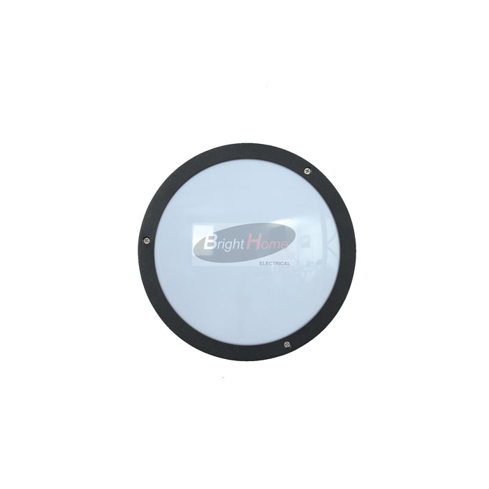 CUBE Black Round LED Outdoor Light