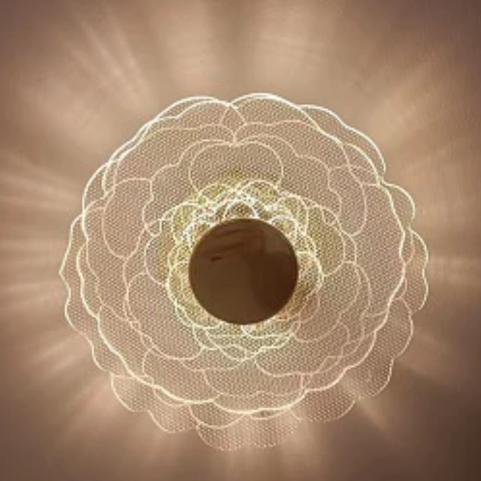 Peony Acrylic LED 8W Wall Light