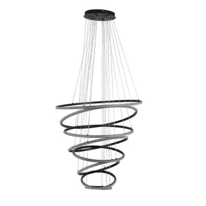 ORBIT Cluster Ring Led Modern Light Black