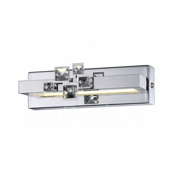 Metal Silver 9.6W LED Wall Light