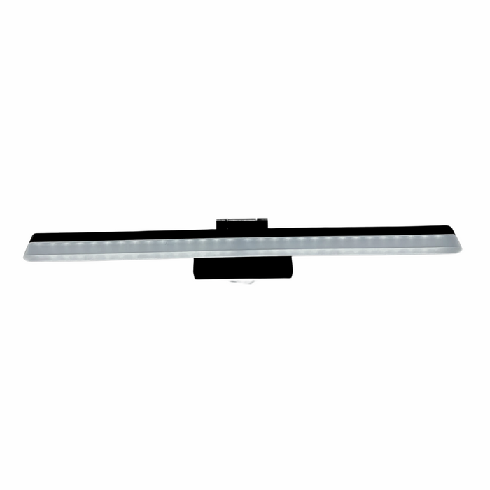 LUMA Black LED 3 Light Colour Bathroom Light/Mirror Light