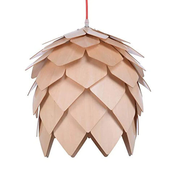 PINECONE Wooden Design LED Pendant Light