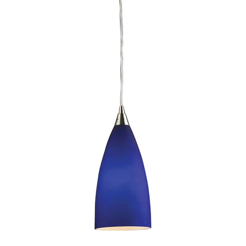CD106-B E27 Blue Cover LED Minimalism Vertical Pendant Light