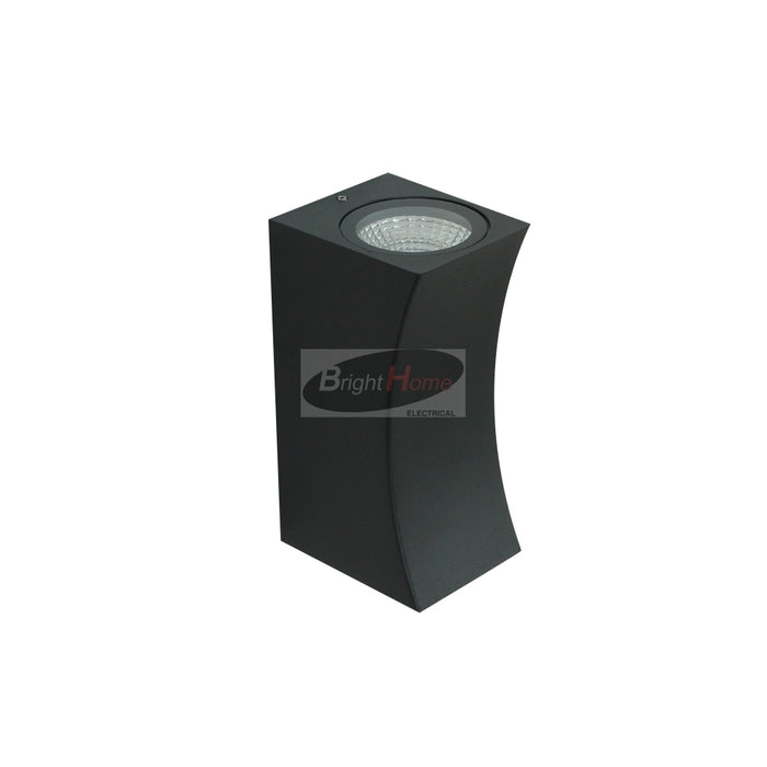 SW206-26117B Black Outdoor Light Build in LED COB 3Wx2, 3000K