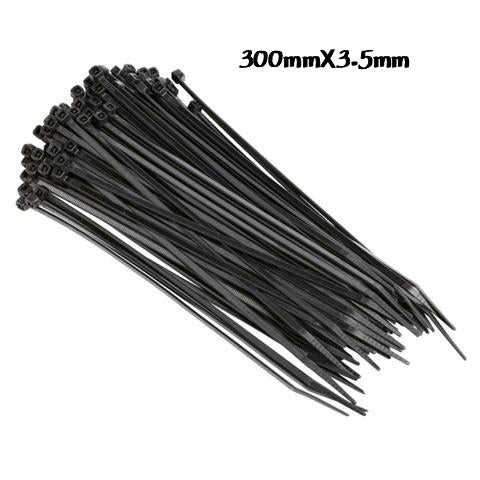 Cable tie Black size 300mmx3.5mm 100pcs/bag
