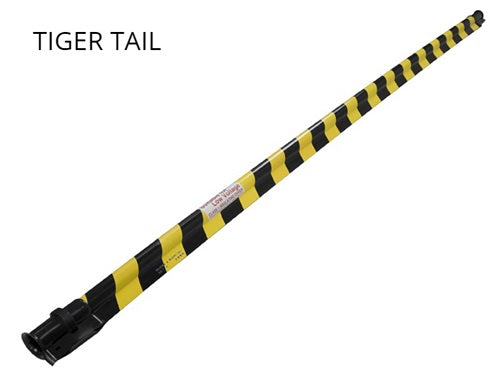TigerTail Link Cover yellow black 2.5m 34mm 650V