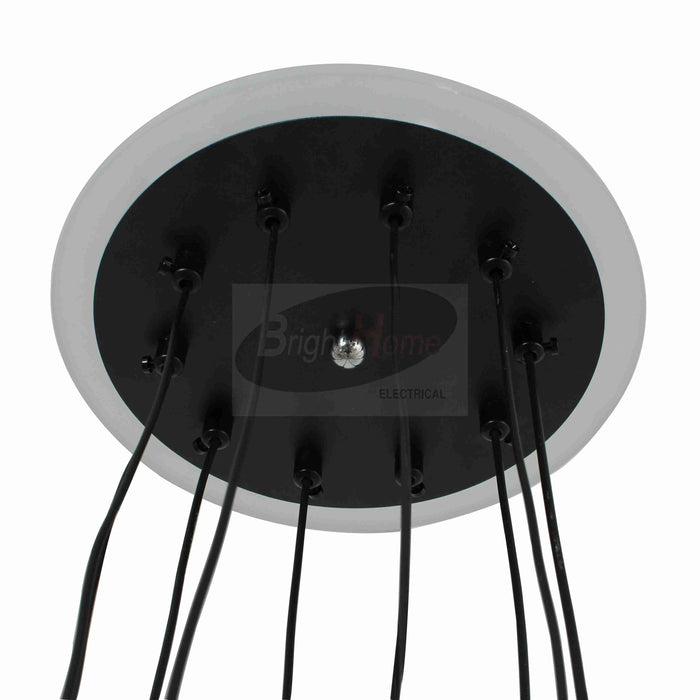 CD20521ASW4 Three-Dimensional Stacking Black Modern LED Pendant Light