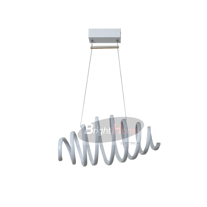 CD116-AW (5806)Modern Design White LED Spiral Pendant Light