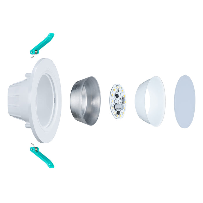 REMI 6.5W 3000K White Cover LED Downlight