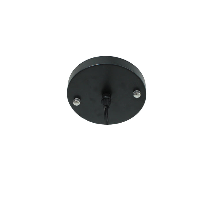 BRILLIANCE Black Metal Industry Design LED Pendant Light