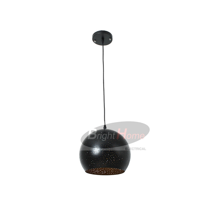 Iron Rust-Colored LED Pendant Light