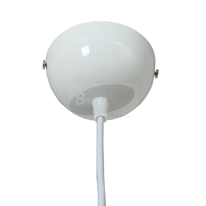 White Cover LED Round Minimalism Pendant Light