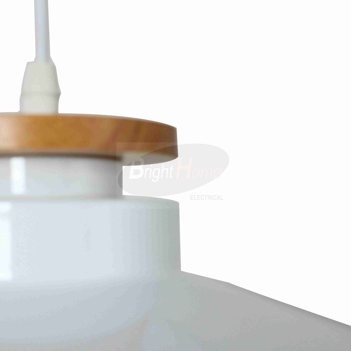 White Cover LED Round Minimalism Pendant Light