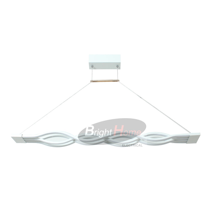 CD20402AWY6   LED White  Modern Design Horizontal Banding Pendant Light