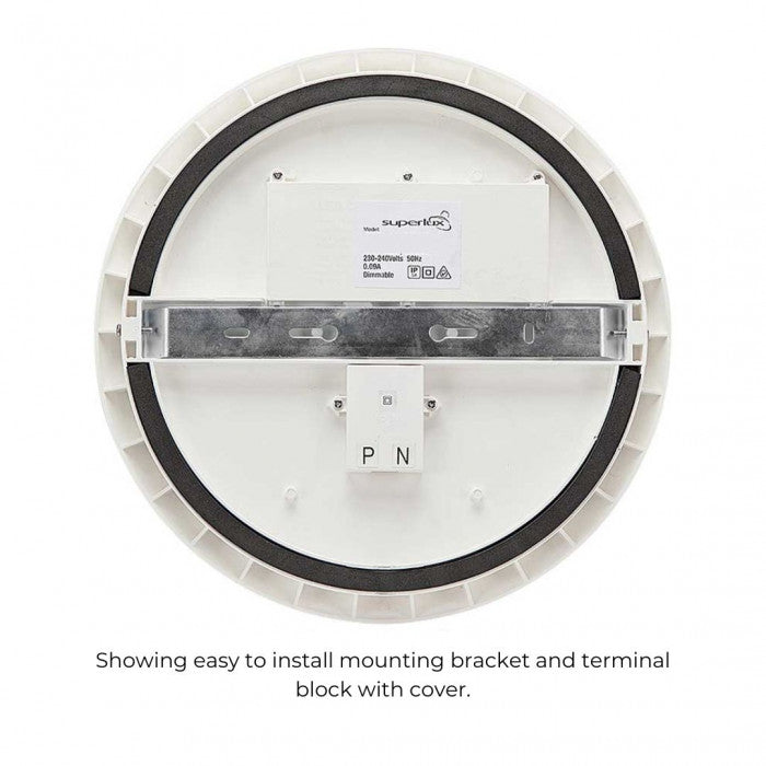300Ø LED Slimline Colour Adjustable Ceiling Light Dimmable