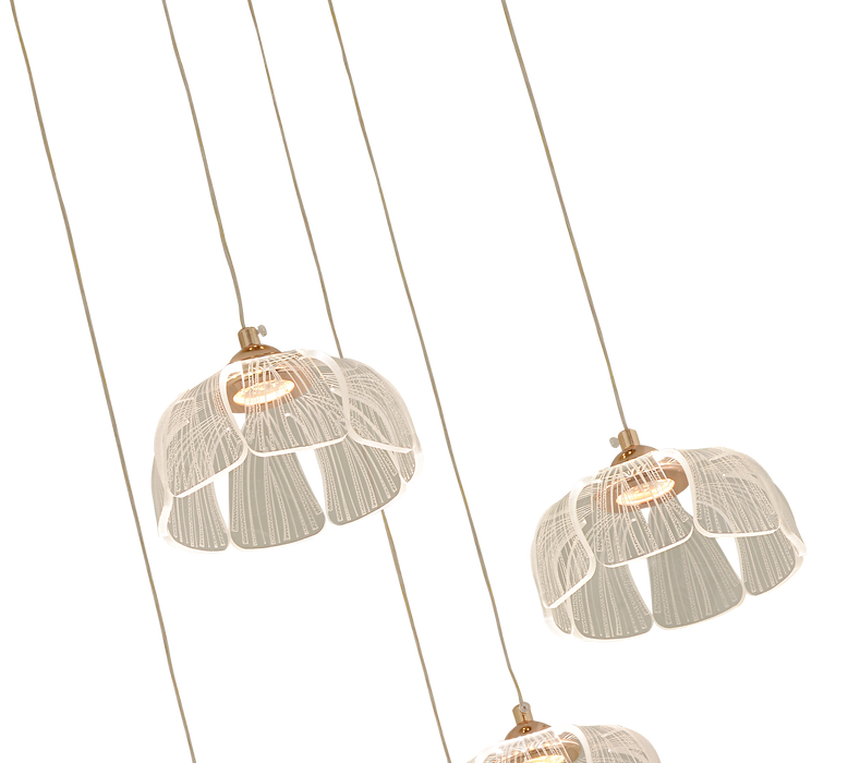 Modern Design LED Golden Base:450mm