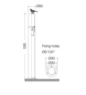 SU-Cilindro Bollard-F1051-SS