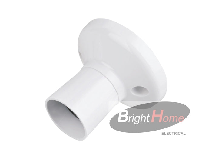 Batten holder B22 WHITE