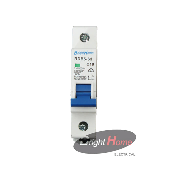 C10 MCB 1P 10A 230/400VAC