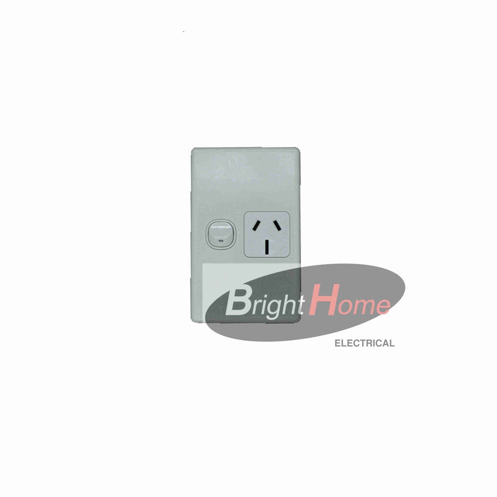 Single Power point（vertical） 15a White