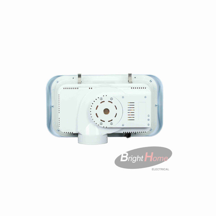 HLF-2-1-WH  Heat light fan unit 2-1 white;⊘100mm ;Cut out size 345mmx190mm;Fan  power 30w ;Air Flow 228㎥/h ; Light Power 6W 5700K Led;Heater Power 550W