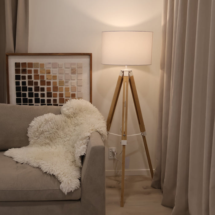 GLEE Floor Lamp with TC Shade – E27, 25W Max