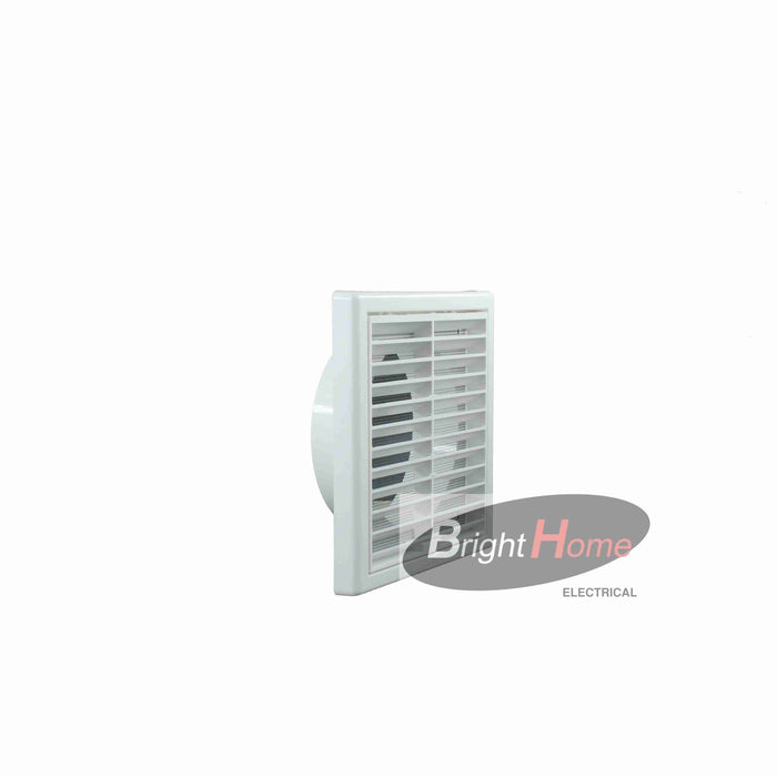DCT0041 Fixed Louvre grille 125mm -white