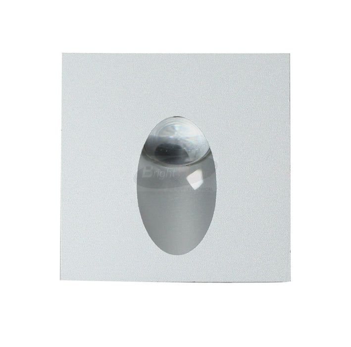 TIFFCHI White Frame Round Modern LED WARM WHITE Recessed step light