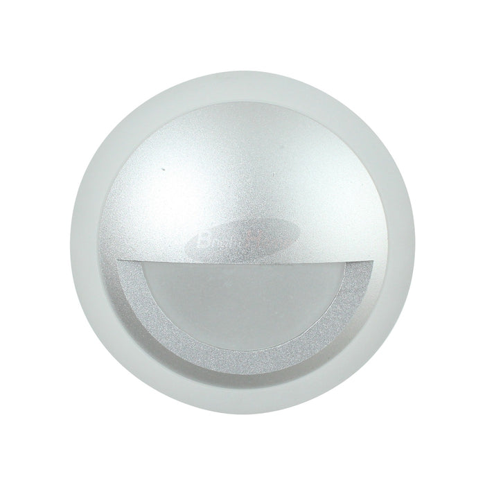 Black Frame Round Modern LED Recessed Step Light